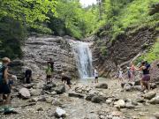 In der Schleifmühlklamm gibt es interessante Gesteinsformationen und schöne Wasserfälle.<br/><br/>There are interesting rock formations and beautiful waterfalls in the Schleifmühlklamm gorge.