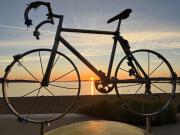 Sonnenaufgang über der Ostsee.