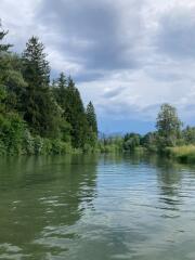 The Loisach River near Schönmühl.